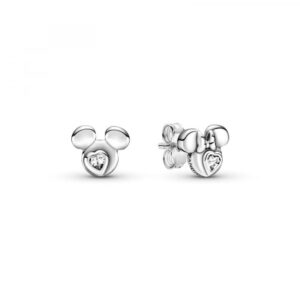 Silueta Minnie Mickey Aretes Pandora